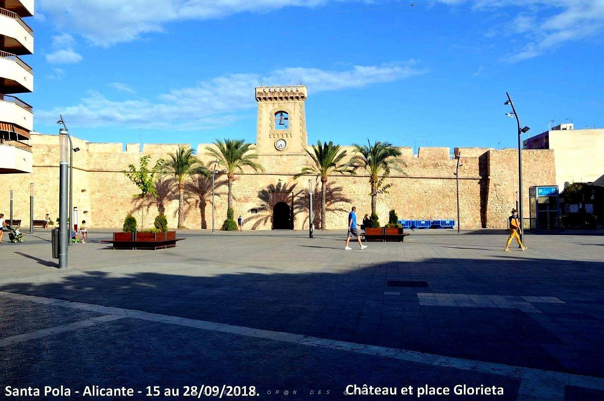 23 SANTA POLA CHATEAU FORT ET PLACE GLORIETA (4).JPG